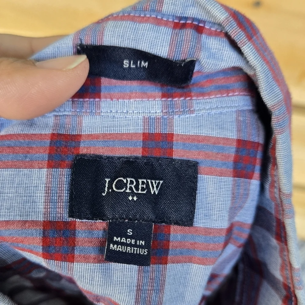 J. Crew red blue